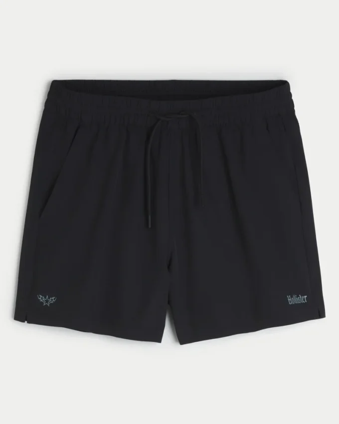 Active Shorts mit Logo in mittlerer Oberschenkellänge Active Shorts mit Logo in mittlerer Oberschenkellänge