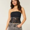 Allover-Spitzen-Tube-Top