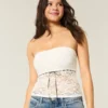 Allover-Spitzen-Tube-Top