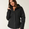 Allwetterjacke mit Kunstfellfutter