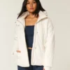 Allwetterjacke mit Kunstfellfutter