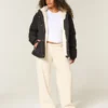 Allwetterjacke mit Kunstfellfutter