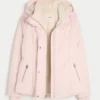 Allwetterjacke mit Kunstfellfutter