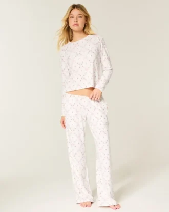 Always Cozy Hose mit weitem Bein