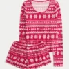 Always Cozy Langarm-Shirt mit Rundhalsausschnitt und Shorts im Set Always Cozy Langarm-Shirt mit Rundhalsausschnitt und Shorts im Set