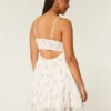 Asymmetrisches Chiffon-Minikleid Asymmetrisches Chiffon-Minikleid