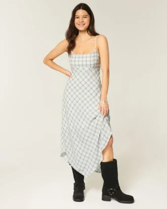 Asymmetrisches Midikleid