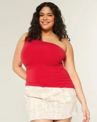 Asymmetrisches One-Shoulder-Top
