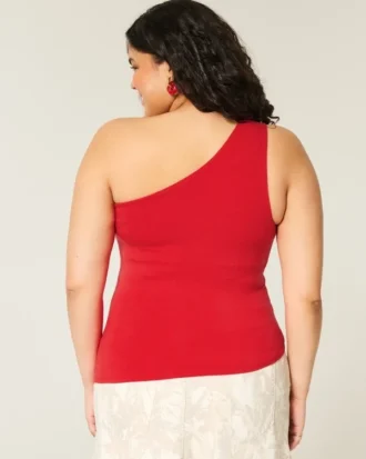 Asymmetrisches One-Shoulder-Top