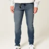 Athletische Skinny-Jeans in mittlerer Waschung Athletische Skinny-Jeans in mittlerer Waschung