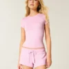 Baby-T-Shirt aus weichem, nahtlosem Stretchstoff Baby-T-Shirt aus weichem, nahtlosem Stretchstoff