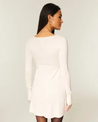 Babydoll-Pullover-Minikleid