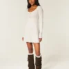 Babydoll-Pullover-Minikleid Babydoll-Pullover-Minikleid