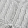Babydoll-Pullover mit Zopfmuster Babydoll-Pullover mit Zopfmuster