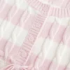 Babydoll-Pullover mit Zopfmuster Babydoll-Pullover mit Zopfmuster