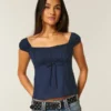 Babydoll-Top mit Schulterausschnitt Babydoll-Top mit Schulterausschnitt