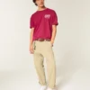 Baggy Cotton Shady Pine Motel Graphic Tee Baggy Cotton Shady Pine Motel Graphic Tee
