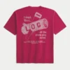 Baggy Cotton Shady Pine Motel Graphic Tee Baggy Cotton Shady Pine Motel Graphic Tee