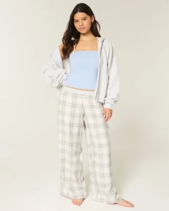 Baggy-Flanellhose
