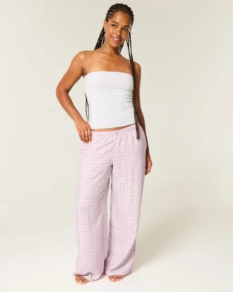 Baggy-Flanellhose