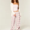 Baggy-Flanellhose