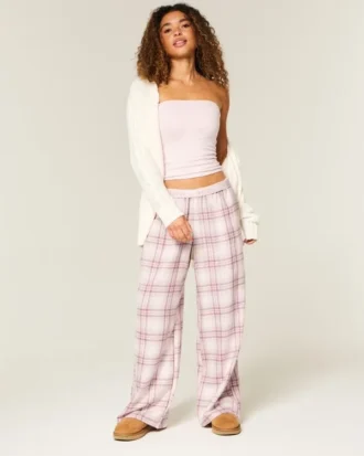 Baggy-Flanellhose