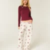 Baggy-Flanellhose