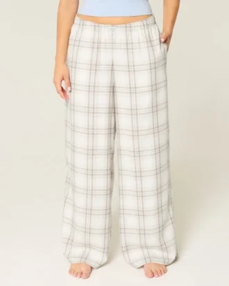 Baggy-Flanellhose