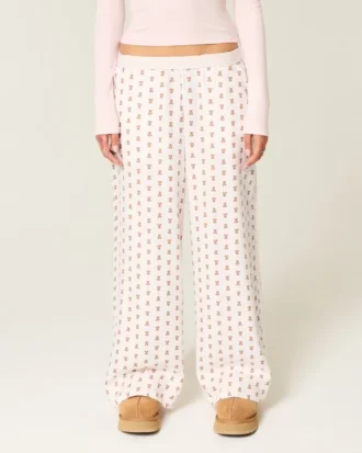 Baggy-Flanellhose