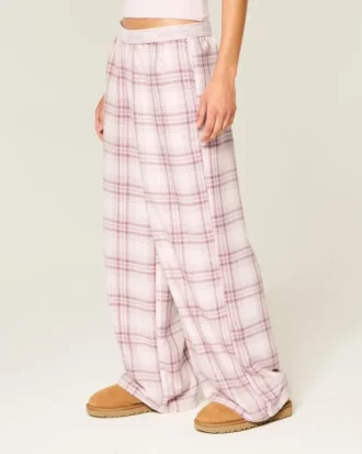 Baggy-Flanellhose