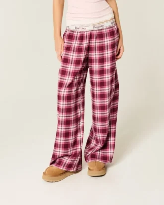 Baggy-Flanellhose