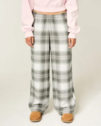 Baggy-Flanellhose