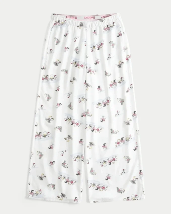 Baggy-Flanellhose