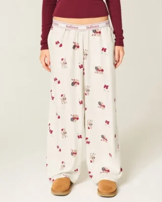 Baggy-Flanellhose