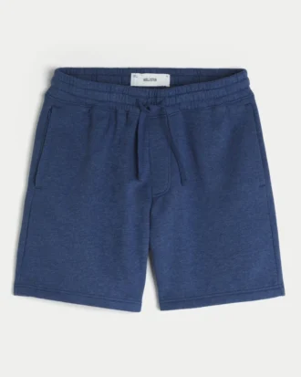 Baggy-Fleece-Shorts über dem Knie