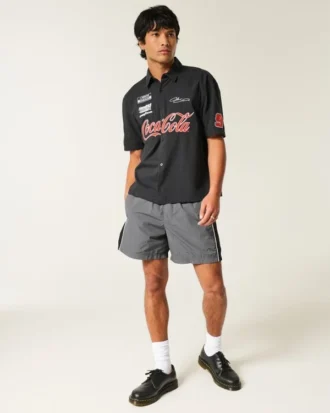 Baggy-Fußballshorts, mittellang