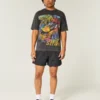 Baggy-Fußballshorts, mittellang
