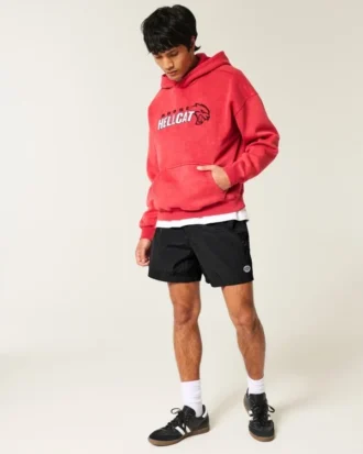Baggy-Fußballshorts, mittellang