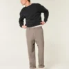 Baggy-Hose aus Leinenmischgewebe mit elastischem Bund Baggy-Hose aus Leinenmischgewebe mit elastischem Bund