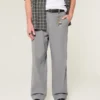 Baggy-Hose aus Leinenmischgewebe mit elastischem Bund Baggy-Hose aus Leinenmischgewebe mit elastischem Bund