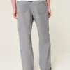 Baggy-Hose aus Leinenmischgewebe mit elastischem Bund Baggy-Hose aus Leinenmischgewebe mit elastischem Bund
