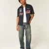 Baggy-Jeans in dunkler Waschung Baggy-Jeans in dunkler Waschung