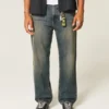 Baggy-Jeans in dunkler Waschung Baggy-Jeans in dunkler Waschung