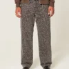 Baggy-Jeans mit Leopardenmuster Baggy-Jeans mit Leopardenmuster