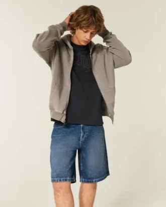 Baggy-Jeansshorts