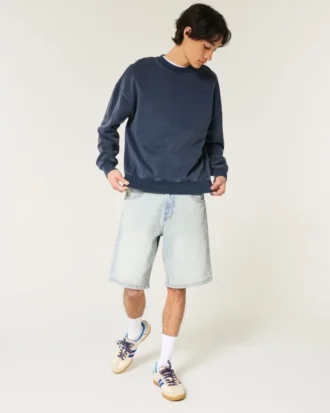 Baggy-Jeansshorts