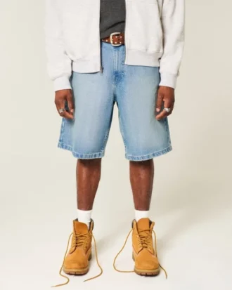 Baggy-Jeansshorts