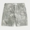 Baggy-Jort mit niedriger Leibhöhe und Camouflage-Muster