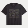Baggy Pattern Graphic Jersey