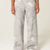 Baggy-Sweathose mit Camouflage-Muster